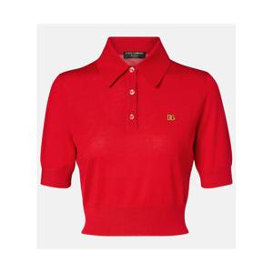 돌체앤가바나 니트 캐시미어 실크 폴로 셔츠 P01106959