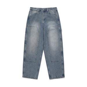 커버낫팬츠 JQS CO2403PT07-SB 세미와이드핏 카펜터 데님 팬츠 스카이블루