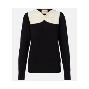 발렌티노 리본 디테일 버진 울 스웨터 P01107898