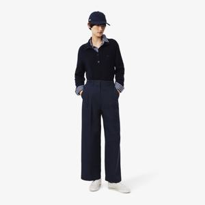 [라코스테공식] 여성 와이드핏 치노 턱팬츠 HF2445-55N 166