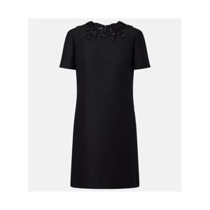 발렌티노 임벨리시드 울 실크 미니드레스 P01108242