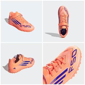 [아디다스키즈] JI0032 아디다스 F50 클럽 HL TF 키즈 벨크로 밴딩 풋살화  HMDK