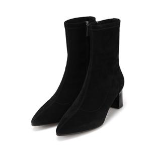 [BABARA] 바바라 양가죽 포인트토 스판부츠 BBI872BK