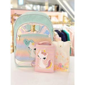 [프렌치캣 9D] 민트 하트 고양이 책가방 (Q41DG2071S)