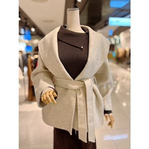 ab.fz 페미닌 숄카라 벨티드 하프 코트 (ABXA1HJ03A) US