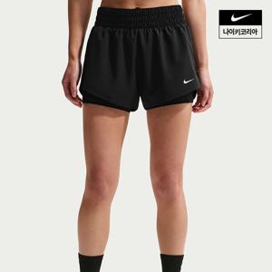 [나이키] 드라이 핏 원 여성 미드라이즈 3인치 투인원 쇼츠 DX6013-013