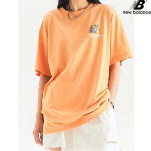 뉴발란스 NBNED32763-OR NB BOY WAVE CLUB 피크닉 반팔티 남녀공용 티셔츠