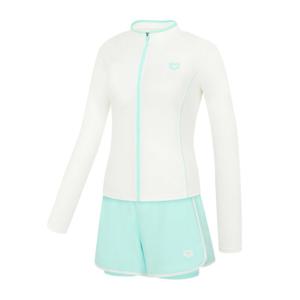 A6BL1PS01WHT 웨이비 레귤러핏 집업 래쉬가드 3PCS 세트