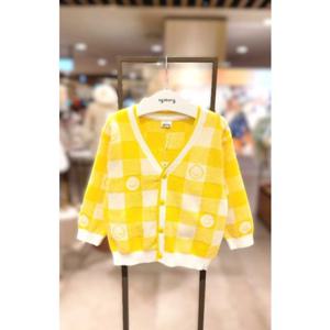 [아가방] 스마일 체크  니트 가디건 (01T131411)