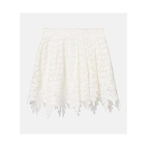 이사벨 Hanta 플로럴 코튼 레이스 미니스커트 P01133906