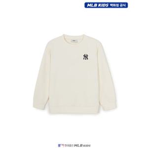 [MLB키즈US] (7AMTB0361-50IVS) 베이직 스몰로고 맨투맨 아동맨투맨 키즈맨투맨