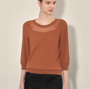 올리비아로렌 HC14 라운드 넥라인 풀오버 VOCBL4F7331