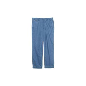 Nanamica나나미카 와이드 데님 팬츠 인디고 블리치 SUCS306