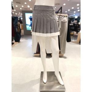[파리게이츠] 26SS봄 여성 베이직 컬러 플리츠 큐롯스커트 (521F1PC201GY)