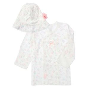 [압소바] 꽃토끼 뱀부 배냇저고리 모자세트 A1A130119 A1A13011