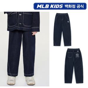 [MLB키즈PG] 베이직 데님라이크 커브드 팬츠 (7ADPB0261-50NYS)