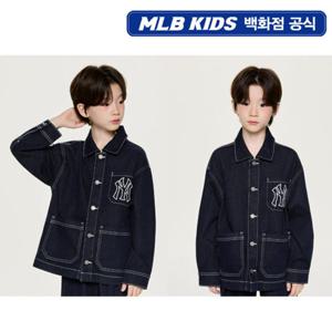 [MLB키즈PG] 베이직 데님라이크 셔켓 (7AWSB0161-50NYS)