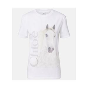 끌로에 로고 코튼 저지 티셔츠 P01130760