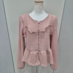 [나인스텝]엠보끈프릴블라우스 N26NS6103  YS