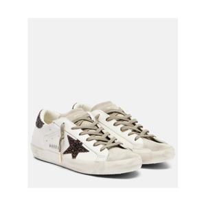 골든구스 Super Star 글리터 레더 스니커즈 P01133028