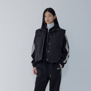 [보브]신세틱 레더 카라 다운 베스트7115417902