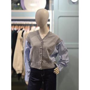 클리지 세이브존03 클리지 소매배색 가디건 AQCQ2WKC01A