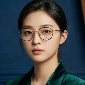막스마라 안경테 MM5122 D 032 데일리 명품 아이보리 아시안핏 라운드 여자 남자