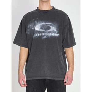 발렌시아가 반팔 티셔츠 764235TTVN5 9034 BLACK