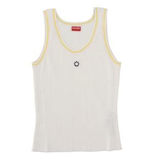 겐조 민소매 티셔츠 FG52TO6303LM 02 WHITE