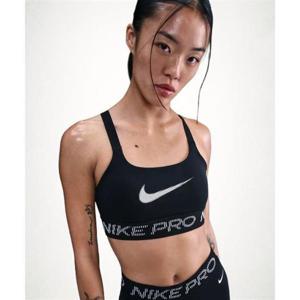 NIKE 프로 라이트 서포트 논패드 스포츠 브라 W - 블랙화이트 IF3974-010 1528165