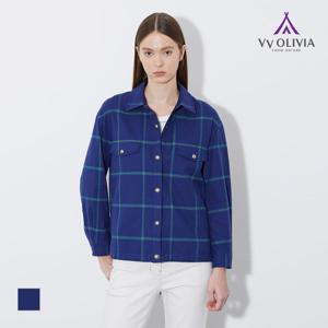 [올리비아로렌]레귤러 체크 셔츠_VVCNL4S2261