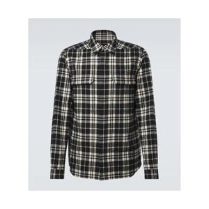 릭오웬스 Temple 플레이드 코튼 오버셔츠 P01156940