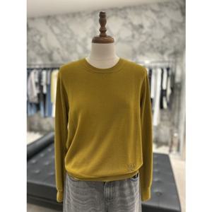 보브 VOV 자수 로고 라운드넥 니트 풀오버 (71154509021)