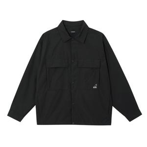 캉골 포켓 셔츠 자켓 7076 블랙 KSECSH70760