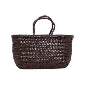 [공식수입] 드래곤디퓨전 26SS 밤부 트리플 점프 스몰 토트백 8811 DK BROWN