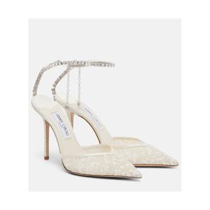 지미추 Saeda 100 임벨리시드 메쉬 펌프스 P01125048