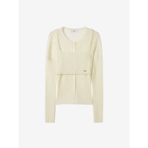 [ZOOC]쥬크 시스루 가디건  니트 뷔스티에 (Z253KSL006)