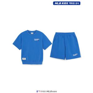 [엠엘비키즈] (7AS1B1563-07CBS)  스포티브 베이직 오버핏 반팔 세트 7AS1B1563U07