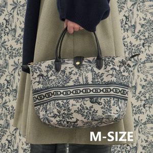 [H.Toile]H 뜨왈 네이비 토트겸크로스백M HIBA6E651N3