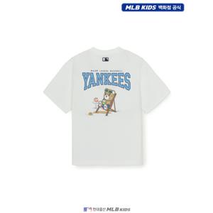 [MLB키즈US] (7ATSC0663-50WHS) 스트릿 모노베어 썸머 아트웍 티셔츠 아동티셔츠 키즈티셔츠