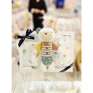 [압소바 의류] 보글반소내의 베지7부내의 딸랑인형세트 (A1B10387I)