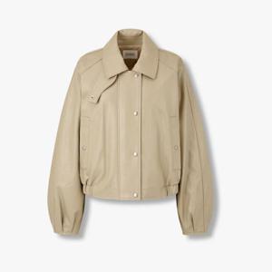 [톰보이]숏 보머 신세틱 레더 점퍼 (9105361101).EL