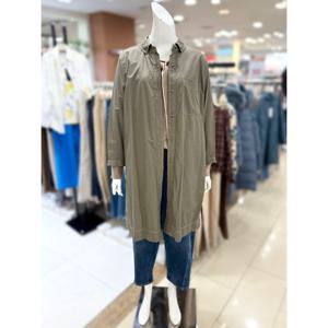 [트리아나]스티치 포인트 반넥 트렌치 코트 TI3GA10