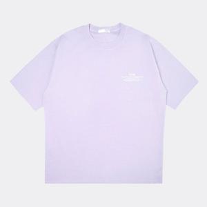 남자 분또 RFM 라운드 반팔 티셔츠 RB-TSH-Q012-연보라