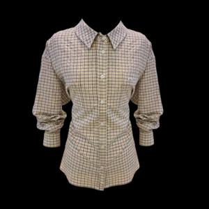 [레코브] 잔체크 패턴 카라 셔츠 (LC61F4NB516X)