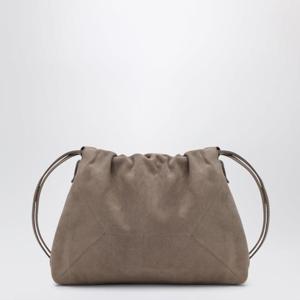 브루넬로 쿠치넬리 스웨이드 BC 듀오 파우치 백 MBDLD2808LE Bei