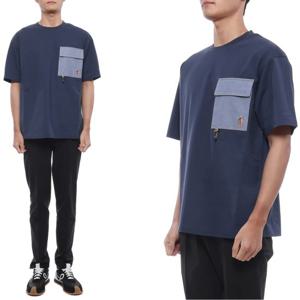 [몽클레어] 26SS 남성 그레노블 로고 패치 포켓 반팔티셔츠 (8C00001 89AW1 742 26S)