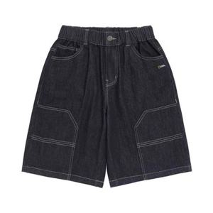 내셔널지오그래픽키즈 K262UHP040 키즈 6부 버뮤다 데님 하프 팬츠(반바지)