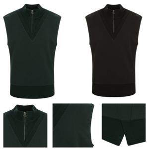 [벤제프][벤제프골프] 여성 자카드 반집업 베스트 BQ4MWTV504