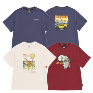 내셔널지오그래픽키즈 반팔티 K262UTS010 남아 여아 사파리 그래픽1 티셔츠 여름 고학년 딜